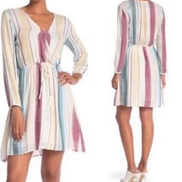 Rails Anthropologie Becca Cusco Stripe Dress SZ Small - Picture 2 of 16